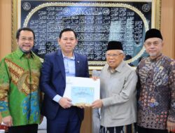 Ketua DPD RI Sampaikan Undangan Sidang Bersama DPR-DPD RI kepada KH Ma’ruf Amin